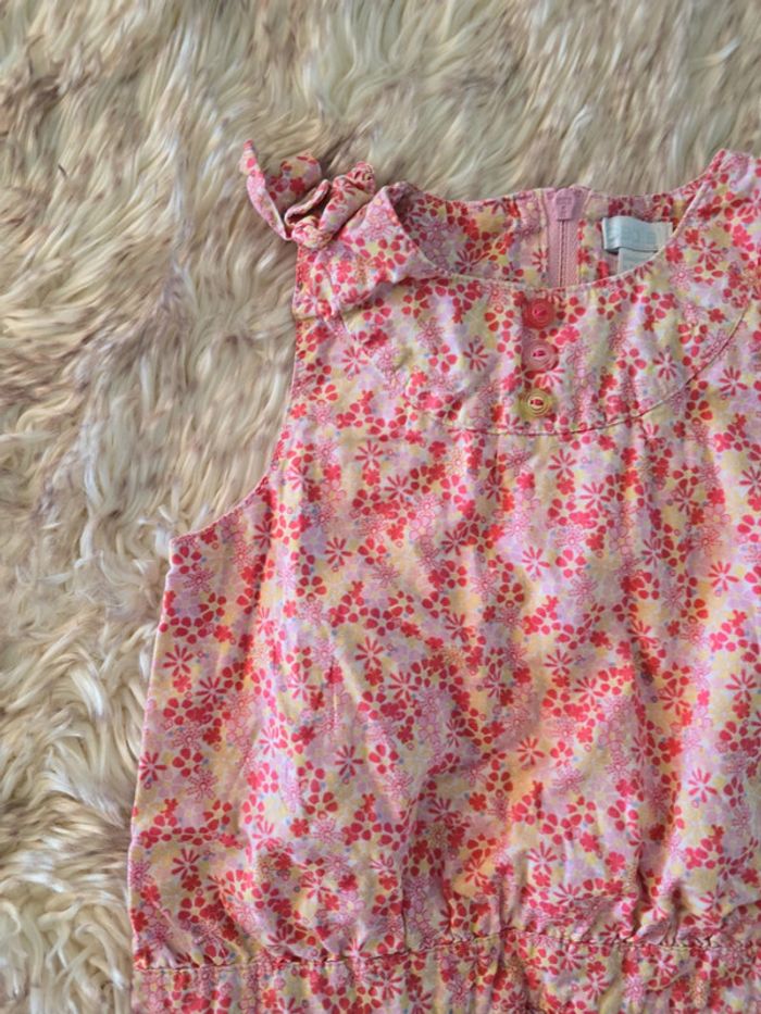 Robe fleuri rose obaïbi 18 mois - photo numéro 2