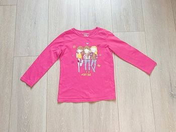 Maillot manche longue rose. Fille 5 ans. Marque In Extenso