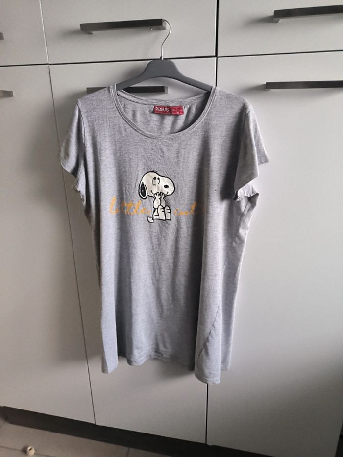 Chemise de nuit manches courtes