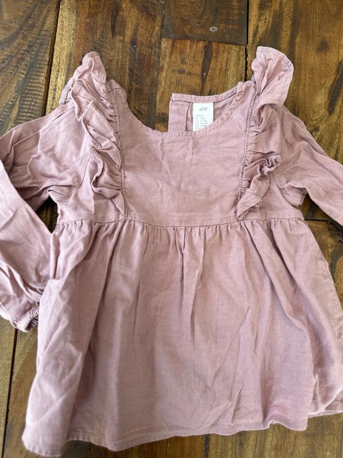 Lot de 2 t shirts manches longues h&m - photo numéro 2