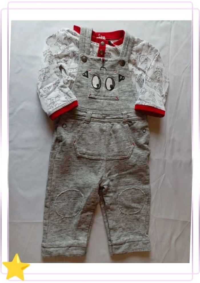 Ensemble salopette orchestra 9 mois