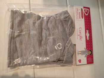 Robe tunique à capuche grise Corolle