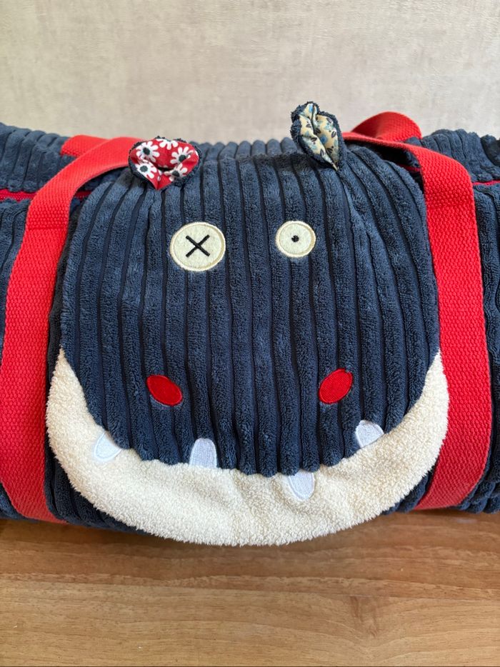 Sac de voyage hippopotame Les Déglingos pour bébé et enfant - photo numéro 4