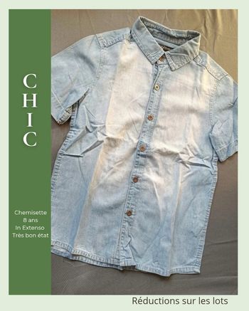 ✨ Chemisette en Jean – In Extenso ✨