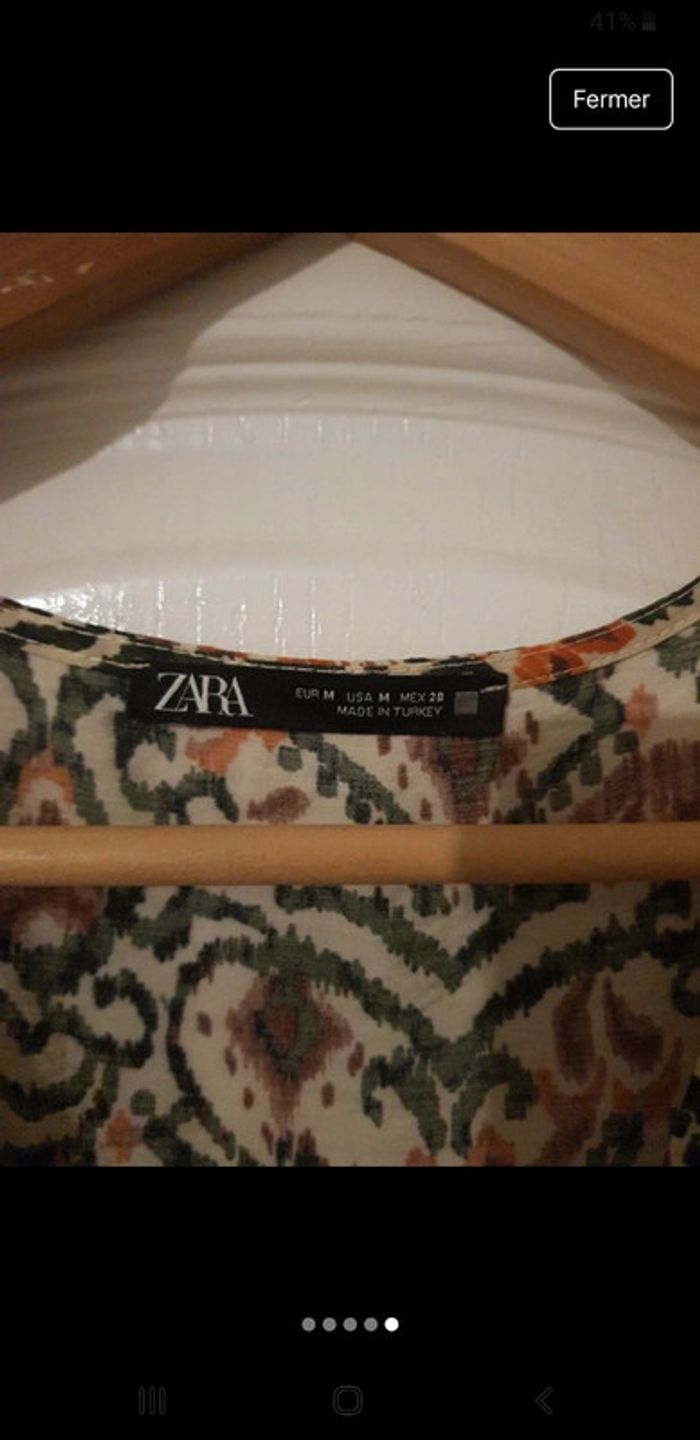 Robe zara courte imprimée - photo numéro 4