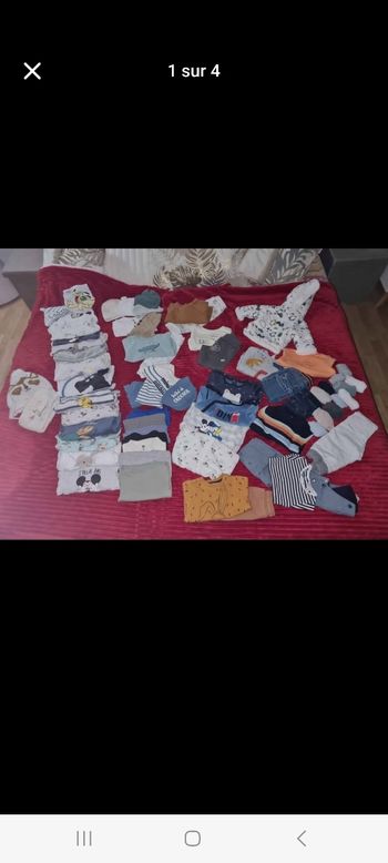 Lot vetements garçon 3 mois