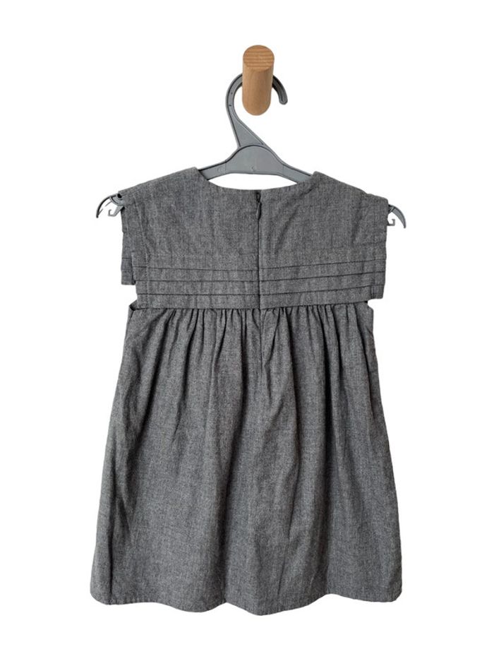 Robe sans manche grise en coton - Kiabi 24 mois - photo numéro 3