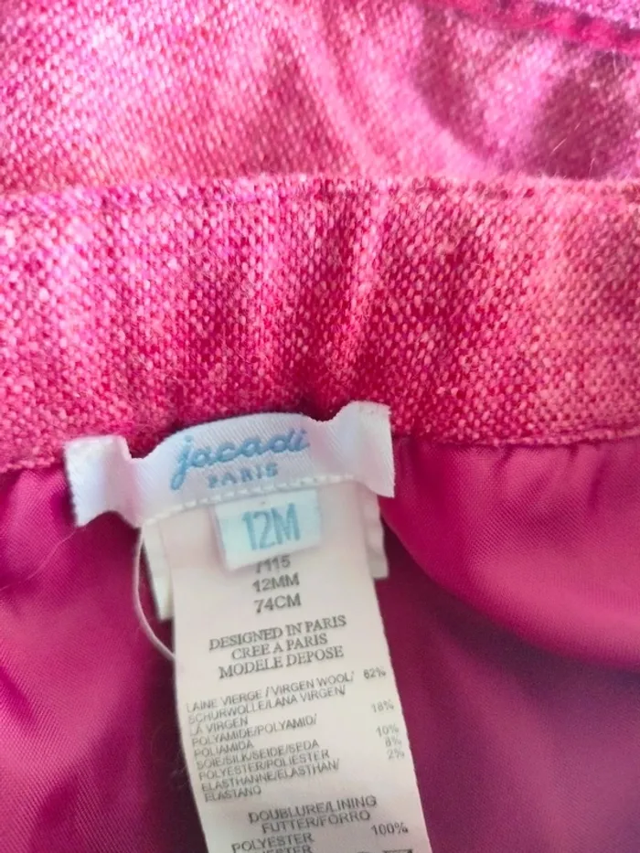 (c) Bermuda fushia Jacadi 12mois - photo numéro 2