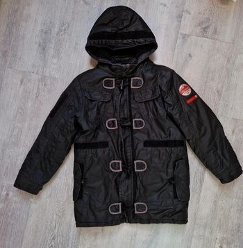 Blouson parka avec capuche et doublure amovible 8 ans Okaïdi