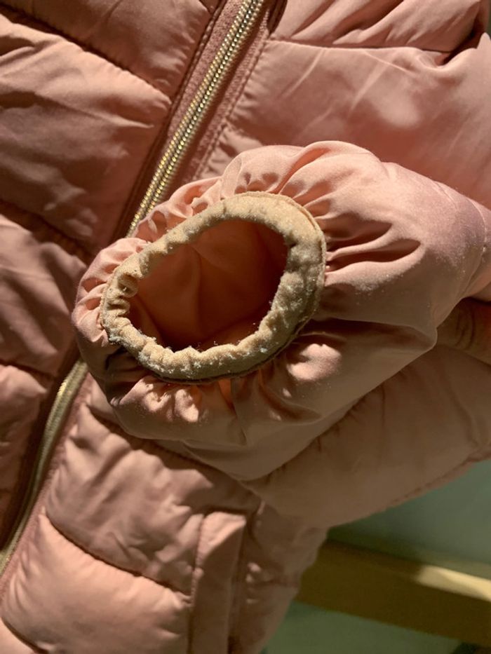 Manteau à capuche chaud rose Orchestra 4 ans - photo numéro 5
