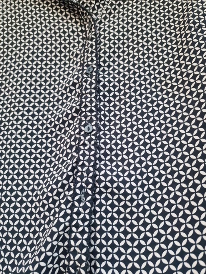 Chemise imprimé rétro camaieu - photo numéro 4