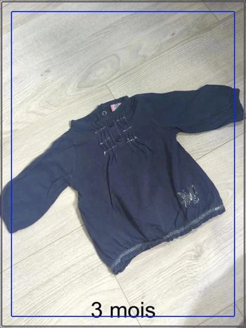 Tunique manches longues 3 mois