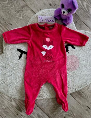 Pyjama chaud 1 pièce 3 mois