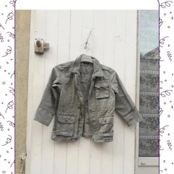 Veste kaki claire fille Taille 114 cm - Taille 5/6 - Active Wear