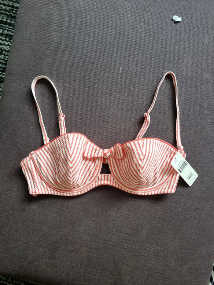 Haut bikini/ slips assortis 85C/40 Darjeeling - photo numéro 2