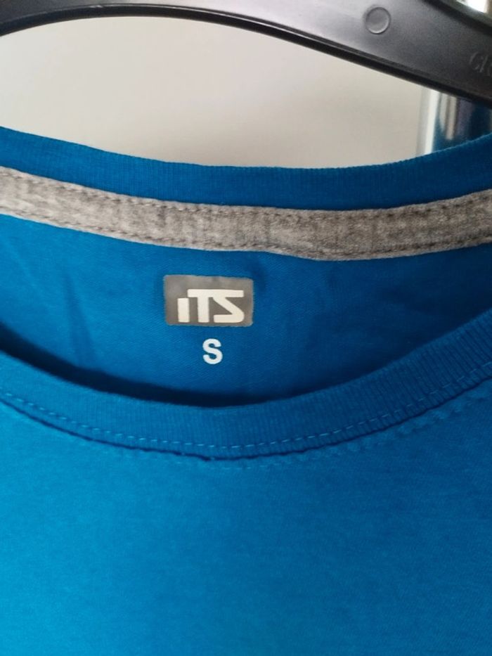 T-shirt bleu - photo numéro 3