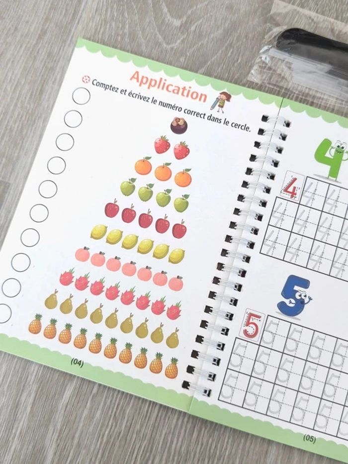 Cahier d'écriture magique" Numéro " - photo numéro 2