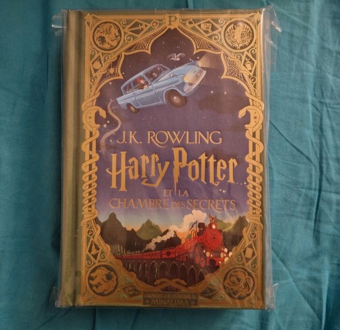 Livre Tome 2  Harry Potter et la chambre des secrets minalima 1ere edition