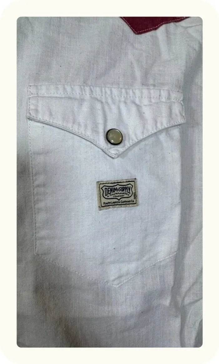 Chemise manches courtes drapeau americain homme Ralph Lauren Taille L - photo numéro 2