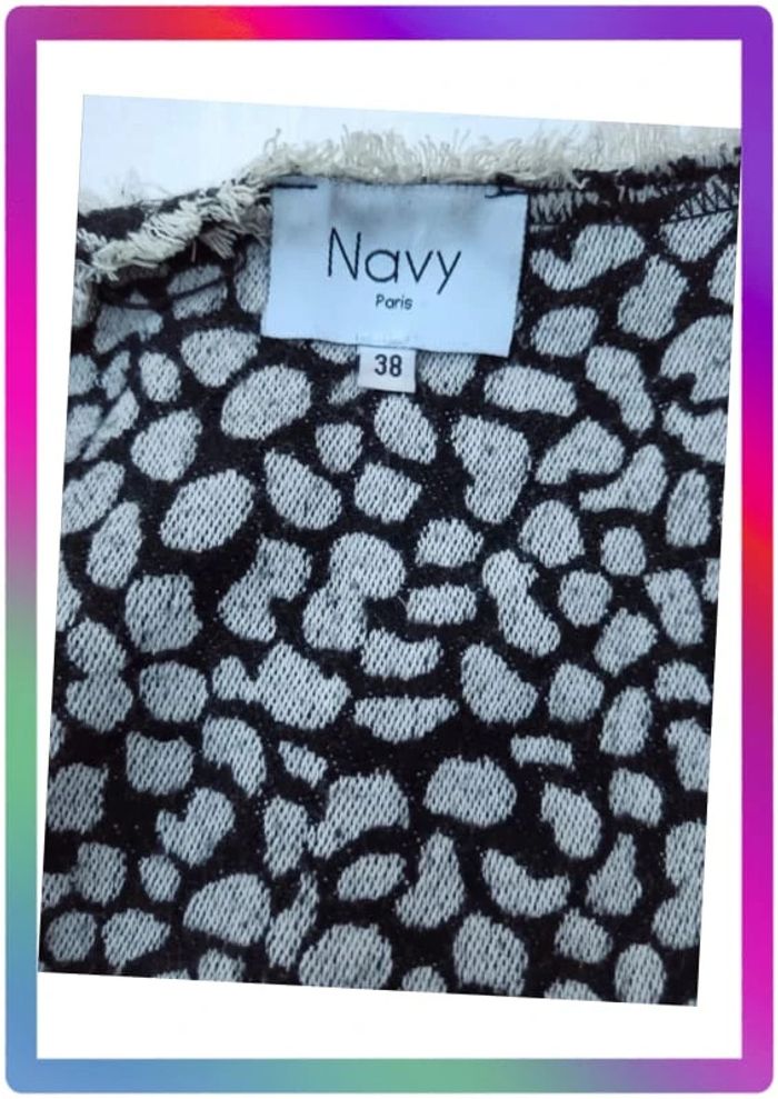 Veste blazer M Navy Paris - photo numéro 5