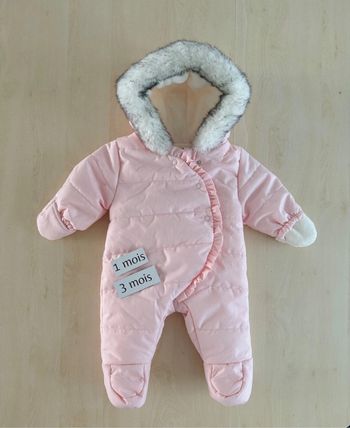 Combinaison pilote TAO fille 1-3 mois 53-59 cm