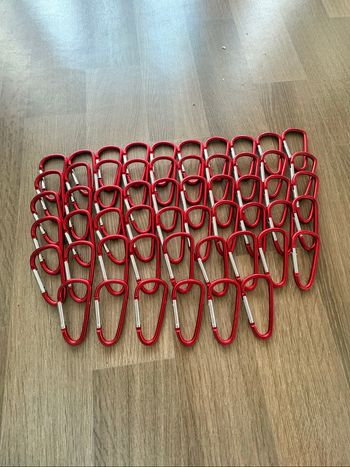 lot de 50 mousqueton