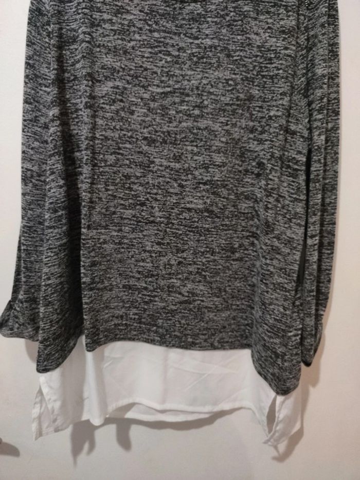 Pull gris taille 42 44 - photo numéro 3