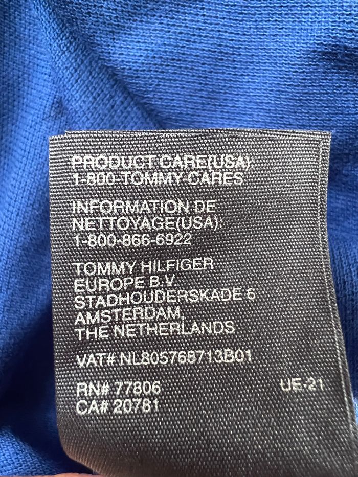 TOMMY HILFIGER - Polo garçon bleu 18 mois - photo numéro 6