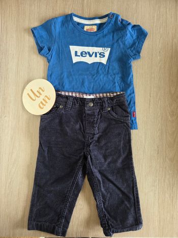 Ensemble tee shirt Levi's et jean Obaïbi 1an