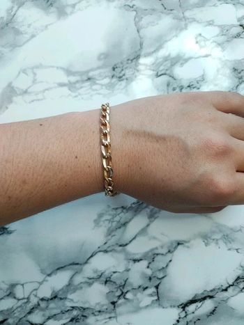 Bracelet chaîne doré vintage