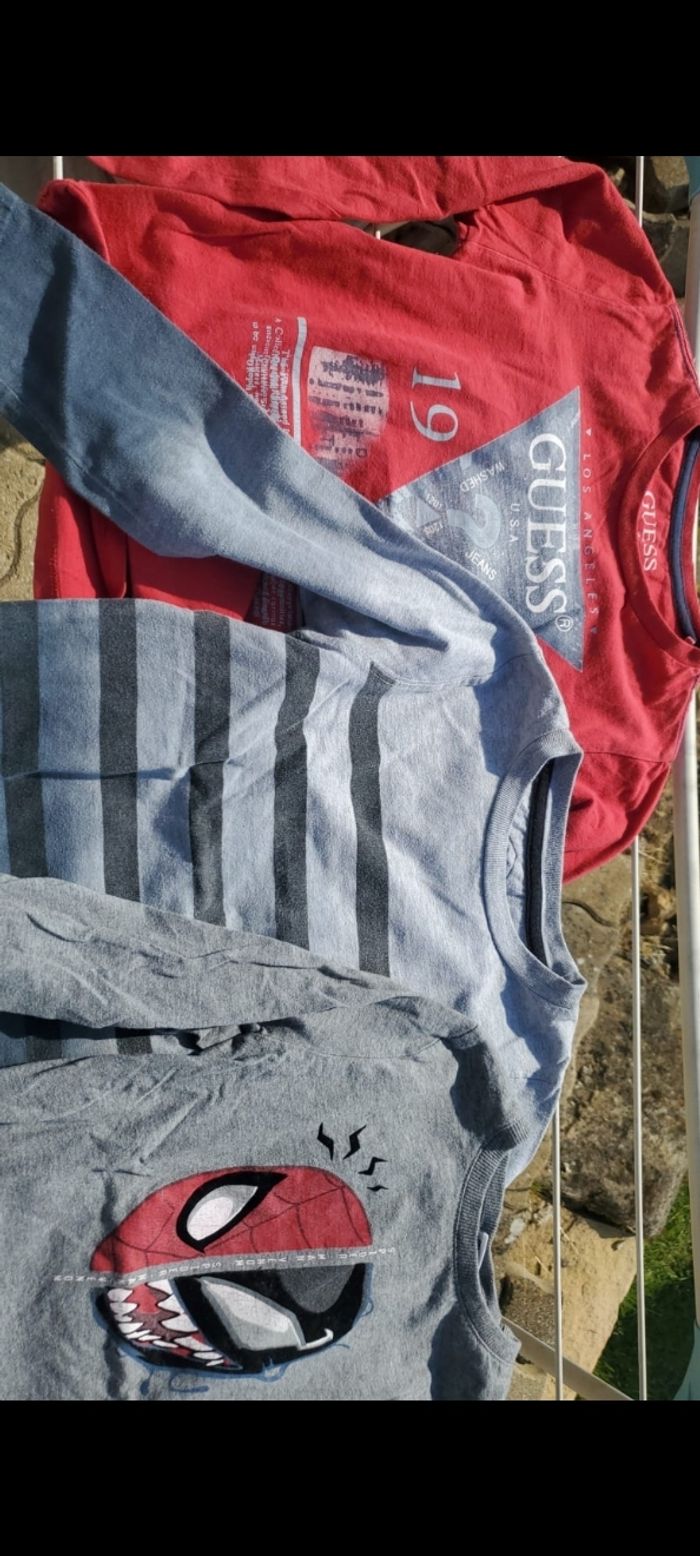 Lot t-shirts manches longues