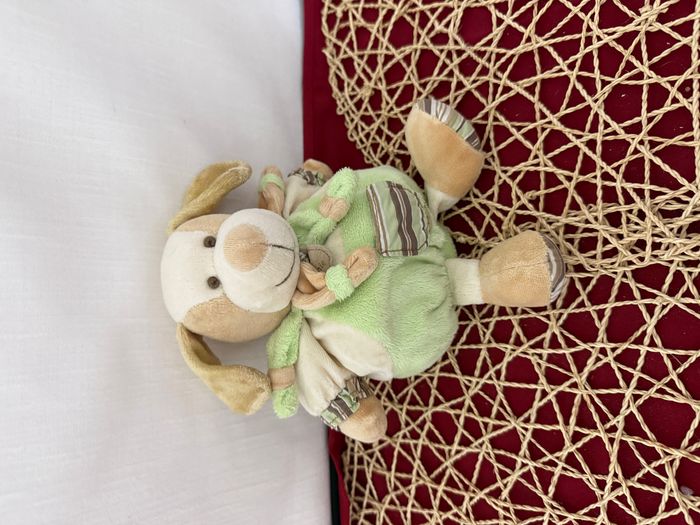 Doudou et compagnie chien beige vert copain Z'amigolos - photo numéro 2