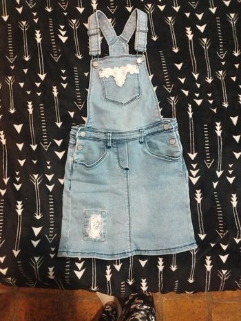 Robe salopette jean