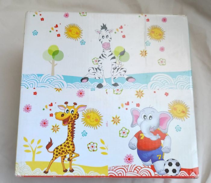 Ensemble petit déjeuner motif girafe - photo numéro 2