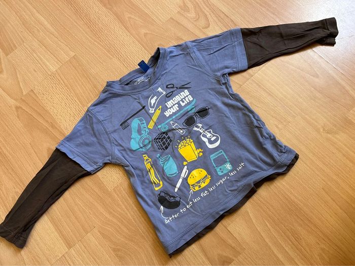 Lot de 6 T-shirts ML T. 3 ans garçon TBE - photo numéro 3