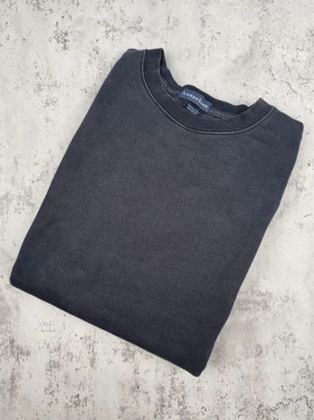 Sweat col rond Lands’ End noir – Taille L Homme