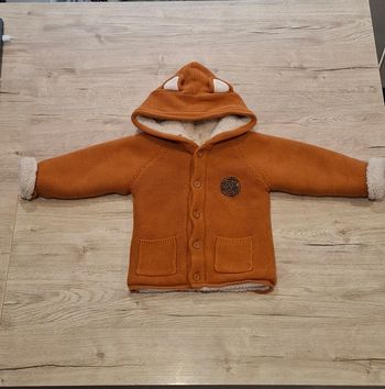 Manteau / gilet en tricot fourré