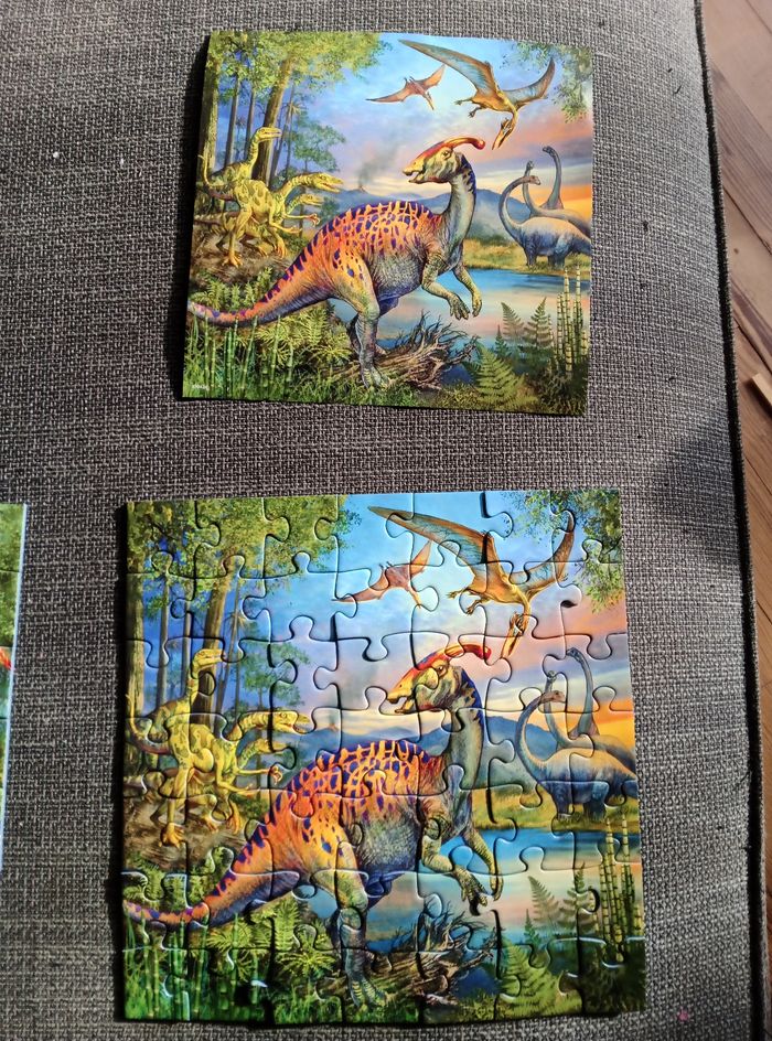 Puzzle Dinosaures, 3x49 pièces, Ravensburger, 5+ - photo numéro 3
