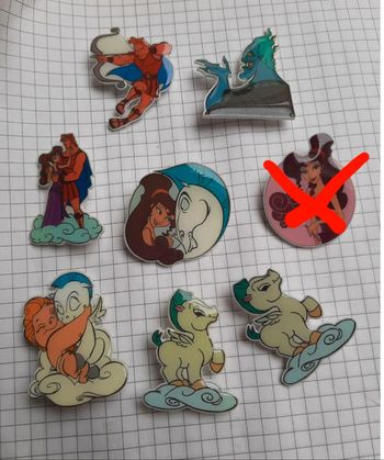 Broches en acryliques disney hercule