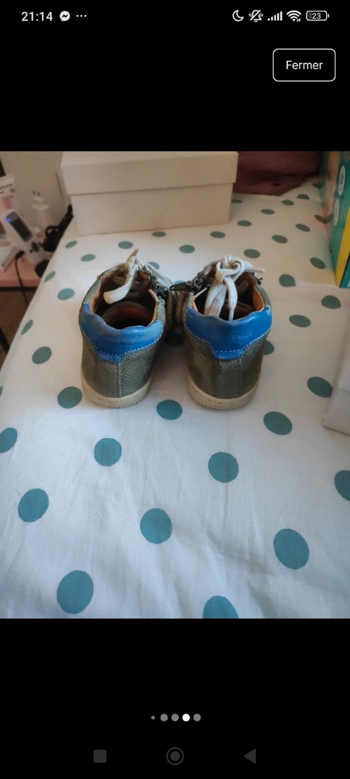 Chaussures Babybotte garçon vert - photo numéro 5