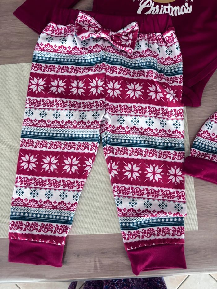 Ensemble de Noël 9/12 mois - photo numéro 2