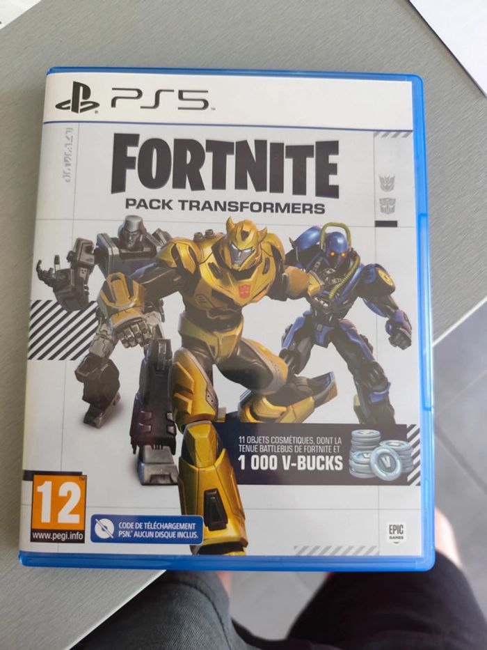 Boite Fortnite pack transformers