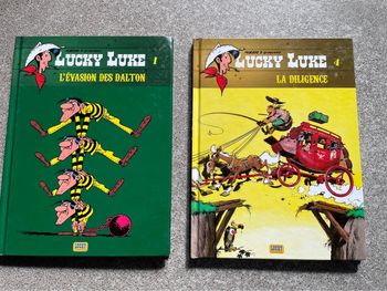 Lot de deux BD Lucky Luke