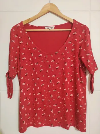 Tee shirt col en V