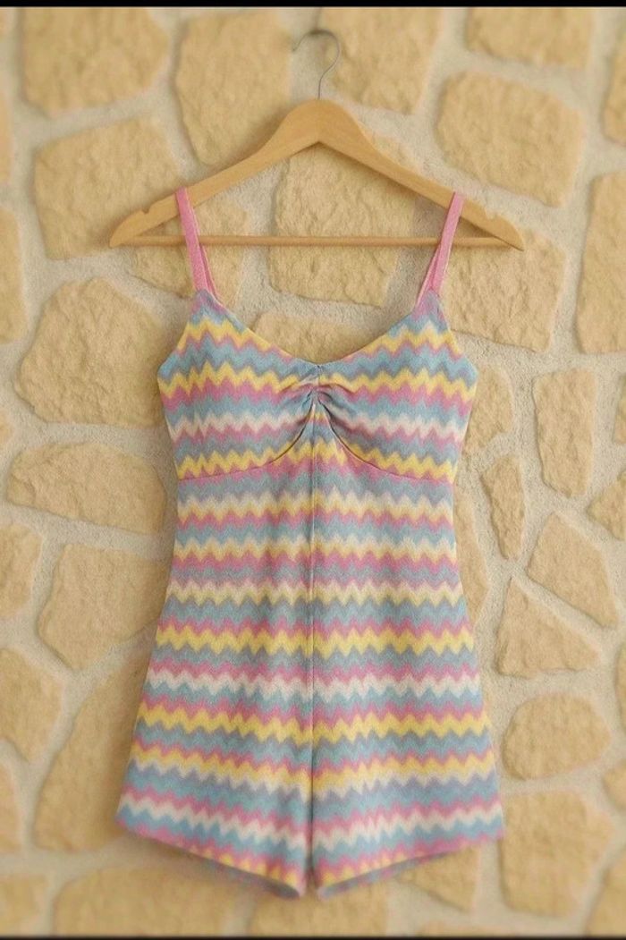 Combi short Zigzag Lavender– Taille XS – by Undiz