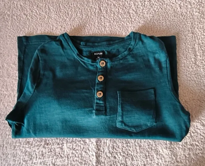 Tee-shirt manches longues, mixte, Kiabi, 5 ans - photo numéro 3