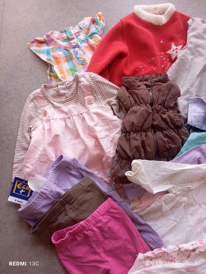Lot 17 vêtements 9mois - photo numéro 2