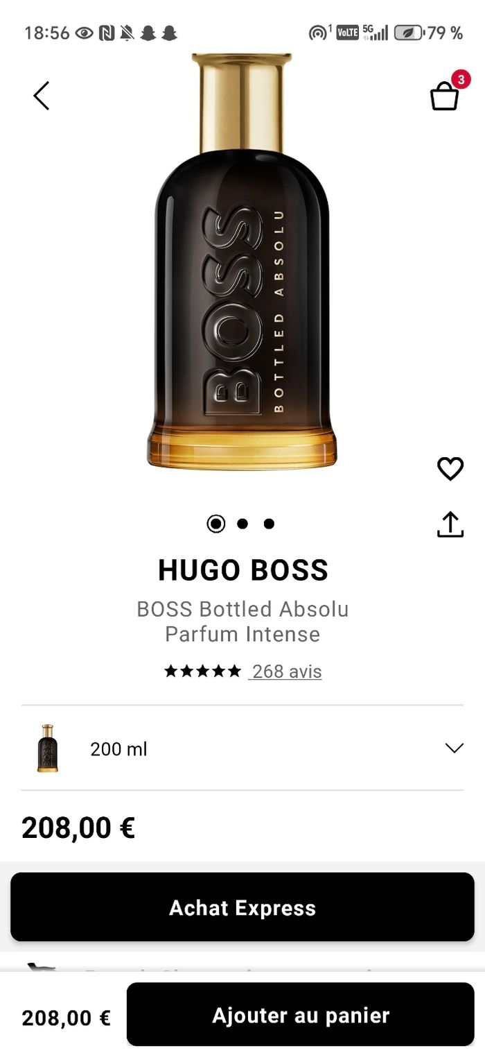 BOSS Bottled Absolu 200 ml – Neuf sous blister - photo numéro 10