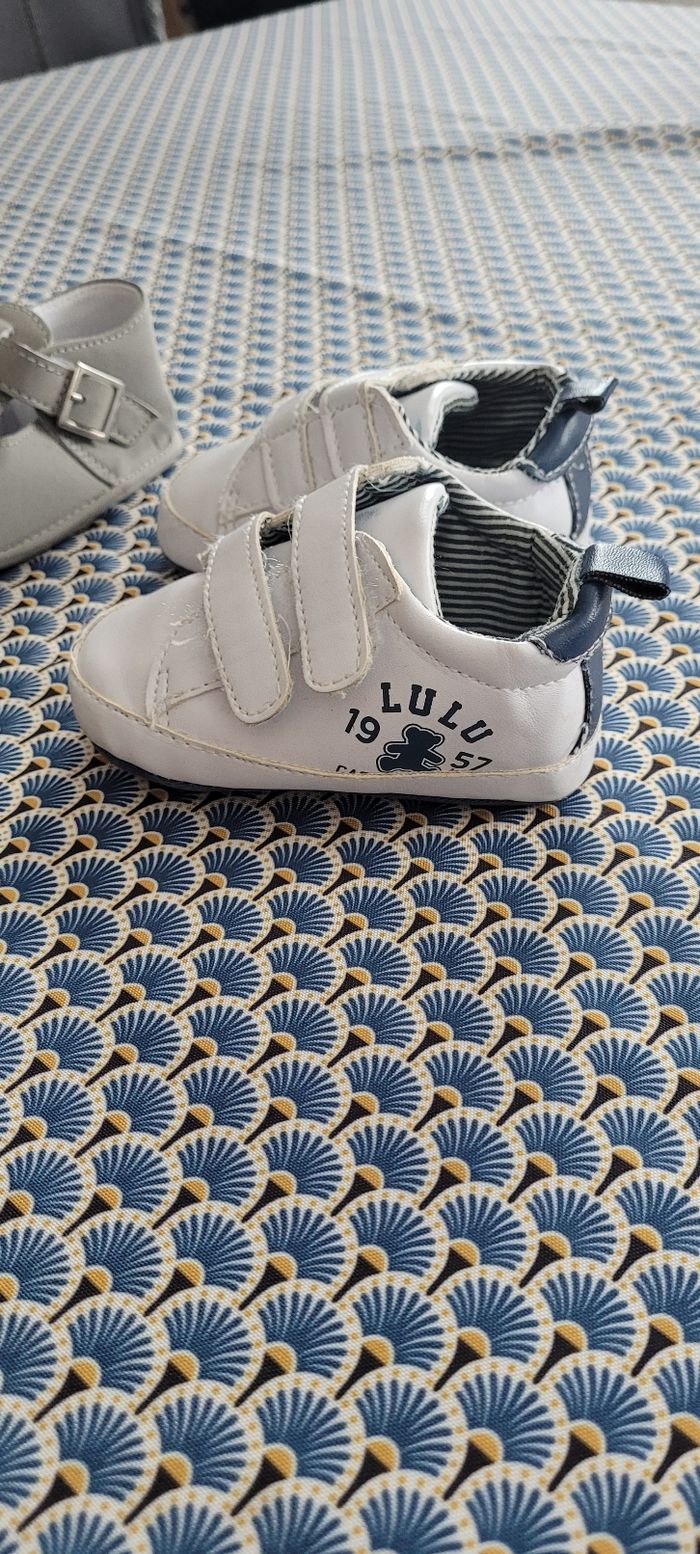 Lot chaussures garçon 6/12 mois - photo numéro 2