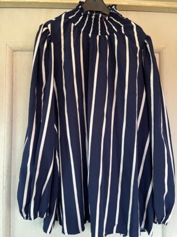 Blouse avec col élastique
